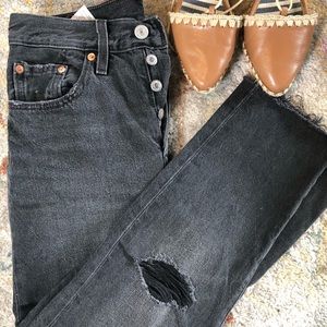 Levi’s 501 Skinny Charcoal Black